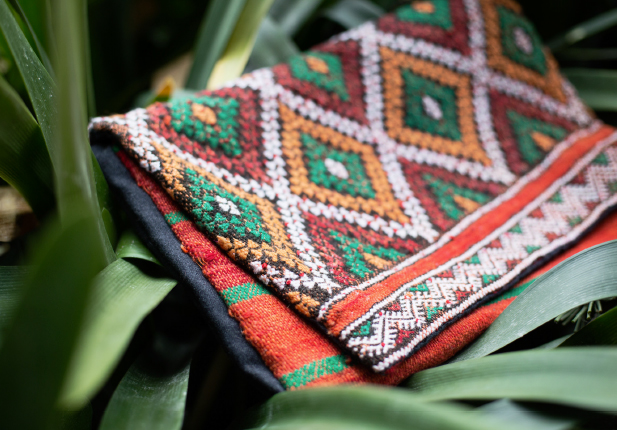 Funda de portátil con tejido de inspiración marroquí